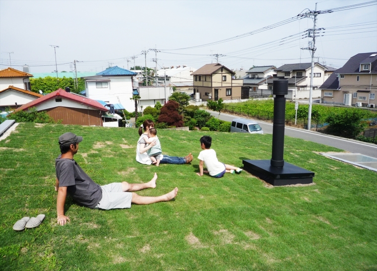 芝生の屋根